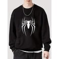thumbnail image 4 of Jersey De Talla Grande Para Hombre, Cómoda Sudadera De Manga Larga Con Estampado De Araña A La Moda, 4 of 4