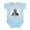 Sky Blue, variant on CafePress - George Mason 01 Infant Creeper - Baby Light Bodysuit, Size Newborn - 24 Months
