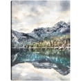 thumbnail image 1 of Cuadro Decorativo - Reflexiones del lago Jr Impresión en canvas, estrechado, 1 of 2