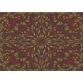thumbnail image 1 of Ahgly Company Machine Washable Indoor Rectangle Transitional Sienna Brown Area Rugs, 5' x 7', 1 of 7