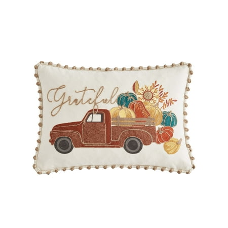Mainstays, Grateful Truck Oblong Decorative Throw Pillow, Multi, 14" x 20", Oblong, 1 Pack