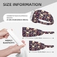 thumbnail image 2 of Skull record rock Headbands for Women Men, Workout Elastic Sweat Band for Yoga Running Cycling Gym Exercise Non Slip Head Bands for Women's Hair, 2 of 5