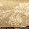 thumbnail image 3 of Safavieh Courtyard Adrian Floral Indoor/Outdoor Area Rug, Gold/Natural, 6'7" x 6'7" Round, 3 of 8