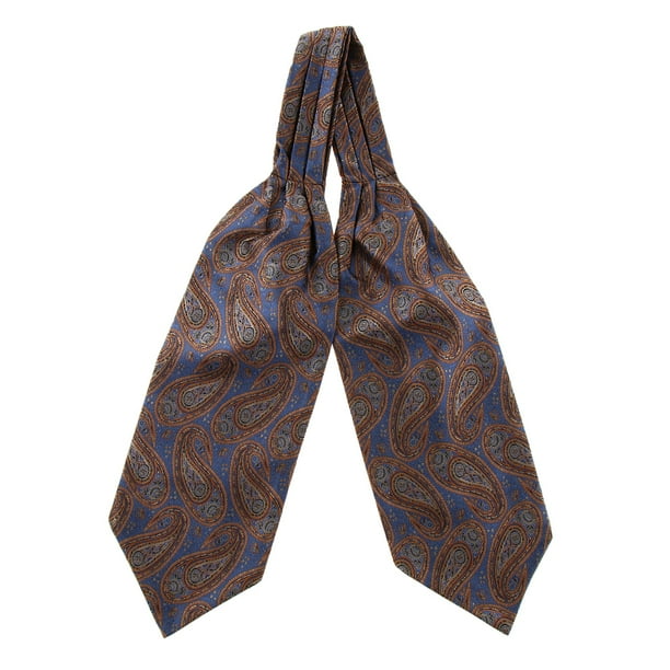 Corbata Ascot Sunnimix Paisley Floral Jacquard para hombre