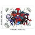 thumbnail image 3 of Anime Character Wall Stickers Spider Man Wall Decals Removable Wall Decoration PVC Wall Decor for Nursery Kids Room Living Room Bedroom Glass Stickers, 3 of 4