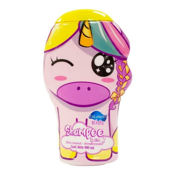 Shampoo 3 en 1 Blumen Kids unicornio 400 ml