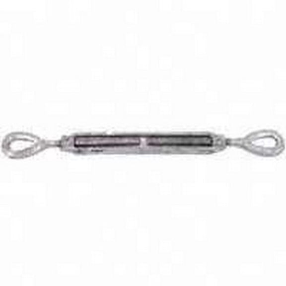 Baron 15-3/4X6 Turnbuckle, 5200 lb Working Load, 3/4 in Thread, Eye, Eye, 6 in L Take-Up, Galvanized Steel
