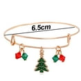thumbnail image 2 of Holiday Bangle for Women, Christmas Charms, Shiny Finish,Christmas Bracelets, 2 of 5