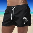 thumbnail image 2 of Kcolen Big and Tall Swim Trunks for Men Elastic Waist Bathing Suit Shorts Stretchy Upf Swimsuit for Men Men's Swim Trunks Beach Summer Fashion Men Swim Brief, 2 of 4