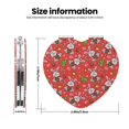 thumbnail image 3 of Goofa Cute Christmas Bunny Pattern Pocket Mirror, Portable Makeup Mirror,Travel Makeup Mirror,Dual-Sided Compact Mirror,Gift Makeup Mirror-Heart Shape, 3 of 9