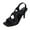 Black, variant on Purple High Heel Fish Mouth Sandals Roman Sexy Women Casual Summer Style