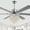 Silver, variant on Bella Depot 65" Modern Black Crystal Ceiling Fan 6-Speed Reversible Chandelier With Light and Remote Control