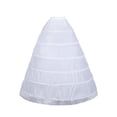 thumbnail image 2 of Enagua de crinolina para boda, ideal para cosplay, banquetes, actuaciones, bailes de graduación y otras ocasiones. 6 aros, 2 of 8