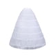 thumbnail image 2 of Enagua de crinolina resistente al desgaste para vestido de novia, para fiestas de graduación y cosplay. 6 aros, 2 of 9