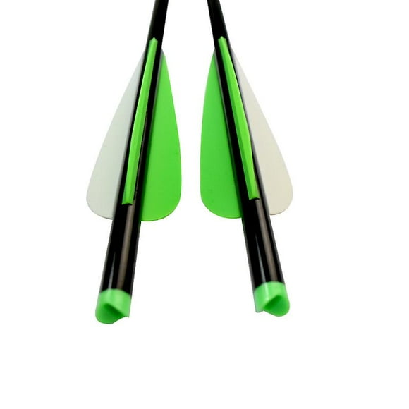 12 Pcs 16182022 Inch Aluminum Arrows Shaft For Hunting Crossbow Bolts 4"tpu Vanes Archery Free Shipping Green Color