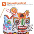 thumbnail image 2 of MasteelfCA 1Pc Festive Tiger Pattern Paper Lantern Glowing Tiger Lantern New Year Kid Toy, 2 of 8
