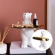 thumbnail image 5 of Estatuilla de oso , aperitivos decorativos, bandeja de almacenamiento de llaves, soporte para joyería nórdica, sala de , dormitorio, decorac BLESIY Bandeja organizadora de estatuas, 5 of 8