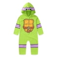 thumbnail image 2 of Nickelodeon Teenage Mutant Ninja Turtles Donatello Cosplay Hooded Coverall (Boys), Sizes 2T-8, 2 of 8