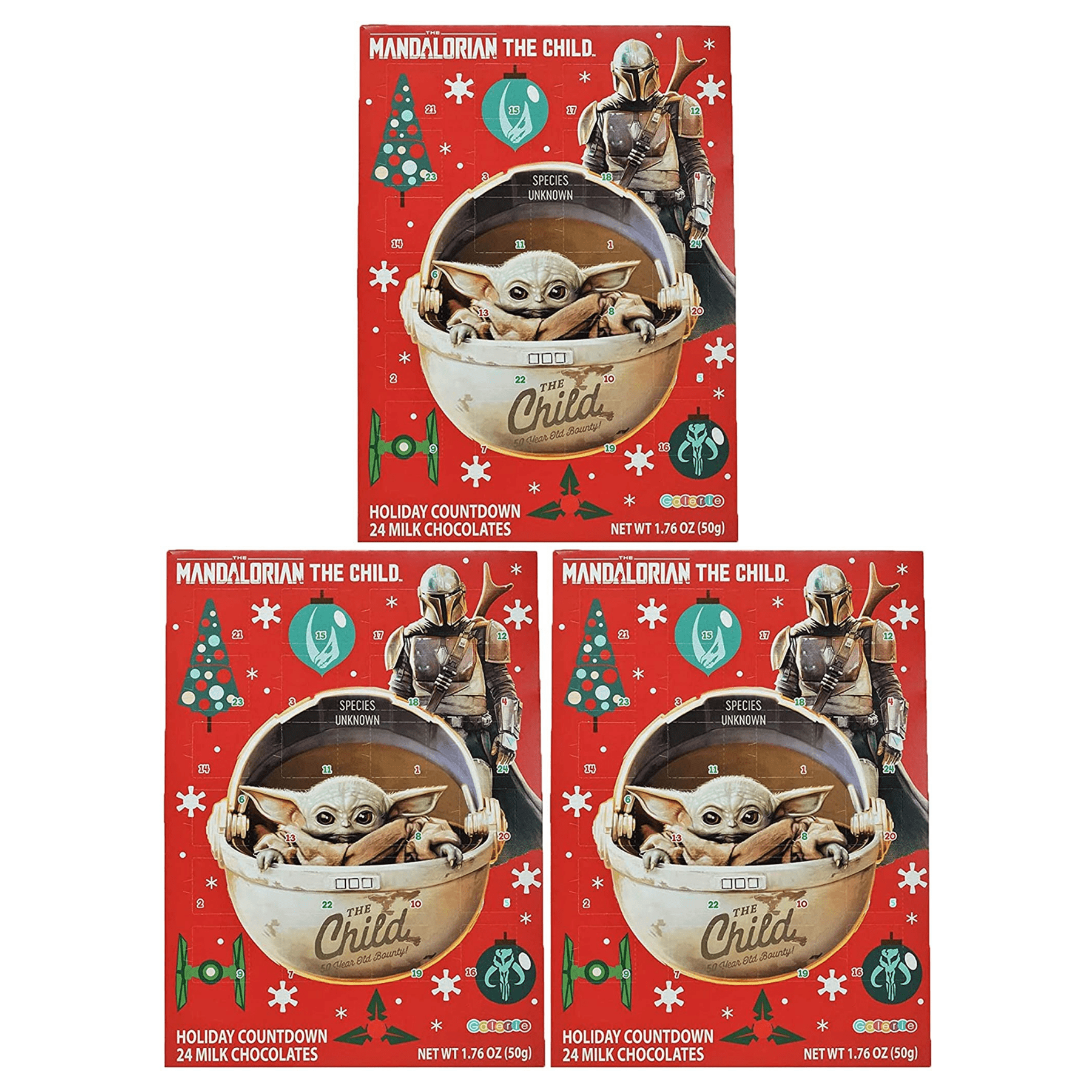 Star Wars Mandalorian The Child Milk Chocolate Candy Filled 2020
