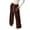 Brown, variant on Girls Wide Leg Sweatpants Drawstring High Waist Baggy Track Pants Cute Print Sweatpants with Pockets (Wine, 8-9 Years)