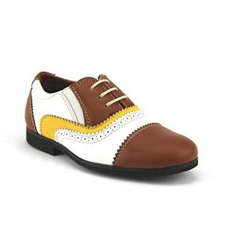 Conal Toddler Boys I-355 Formal Tuxedo Dress Shoes