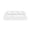 White2, variant on EYNMVR Divided Cafeteria Tray, 6‑Compartment Melamine Lunch Tray, Multi‑Section Food Serving Plate for School Canteen Restaurant Home Use