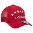 thumbnail image 3 of Men's-New Era  Red Los Angeles Angels Minimalist 9FORTY A-Frame Adjustable Hat, 3 of 6
