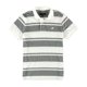 thumbnail image 1 of Aeropostale A87 - Polo de rugby a rayas para hombre, color blanco, mediano Aeropostale  polo, rugbi, 1 of 1