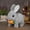 #04 Gray, variant on Interactive Bunny Toys, Bunby - My Realistic Bunny Toy, - Jumping, Twitching, And Wiggles Ears, Realistic Bunny Toys For Kids - 05#Yellow