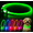 Green, variant on EVERBETTERUS LED Dog Collar, Light Up Dog Collar Adjustable USB Rechargeable Super Bright Safety Light Glowing Collars for Dog