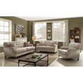 thumbnail image 2 of ACME Alianza Button Tufted Sofa with 2 Pillows in Beige Fabric, 2 of 2