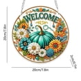 thumbnail image 4 of Halloween Diamond Art Kits For Adults Clearance, DIY Pearl Diamond Art, Hanging Ornament For Halloween Front Door Decor, DIY Fall Home Decor Wall Art, Halloween DIY Gift (Mint Green), 4 of 7