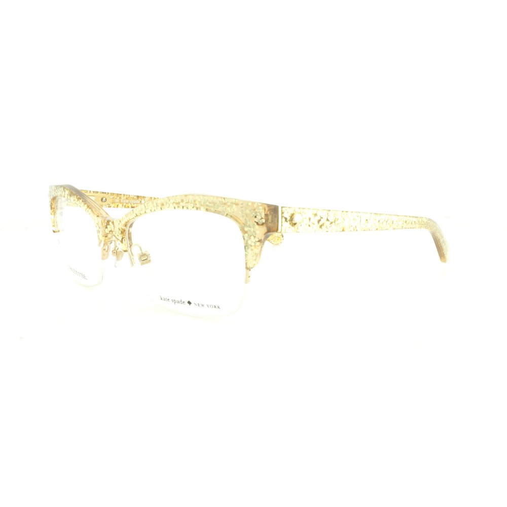 KATE SPADE Eyeglasses LYSSA 0W51 Gold Glitter 49MM