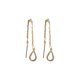 thumbnail image 3 of Pendientes de plata 925 con borlas y gotas de agua simples, con línea de oreja larga, temperamento femenino, personalidad, combinables, a la moda, para adelgazar el rostro, 3 of 5
