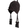 thumbnail image 1 of Gorro peruano para mujer, gorro de punto de ganchillo Laplander con borlas, gorro de aviador con lóbulo de la oreja, gorro de invierno cálido con solapa y calavera, 1 of 4