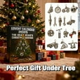 thumbnail image 4 of Advent Calendar for Adults,The Gearhead’s Christmas Garage,24 Days of Miniature Car Parts & Tools with Holiday Gifts for Car Enthusiasts, Automotive Christmas Countdown for Cars Lovers, 4 of 9