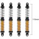 thumbnail image 3 of 4 amortiguadores hidráulicos de metal ajustables de 110 mm para coches de escalada 1/10 TRX4 SCX10 90046 dorados, 3 of 5