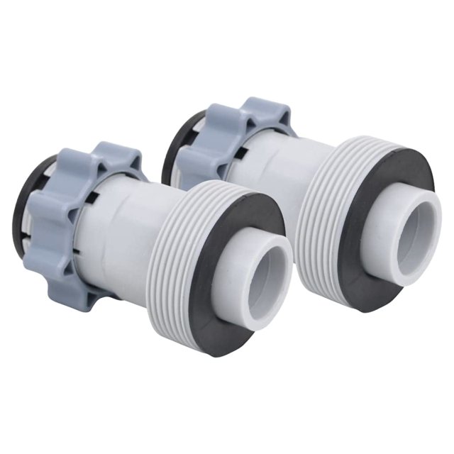 Los adaptadores para mangueras de piscina VidaXL tipo B permiten usar 1,5 mangueras de piscina
