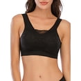 thumbnail image 2 of Lace Bralettes for Women Padded Sports Bra Seamless Women��s Tank Tops Wirefree Comfort Yoga Bras, 2 of 8