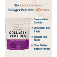 Live Conscious Collagen Peptides Hydrolyzed Powder, 11 g, 41 Servings