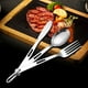 thumbnail image 2 of Aparatos de cocina, accesorios de cocina, utensilios de cocina, utensilios de cocina, cubiertos para acampar al aire libre, picnic, cuchillos de acero inoxidable, tenedores y cucharas, cubiertos portá, 2 of 9