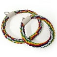 thumbnail image 4 of SPRING PARK Bird Perches Parrot Cotton Rope Circle Ring Stand Bird Toy Spherical Swing Perch Toy, 4 of 7