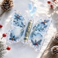 thumbnail image 2 of Christmas Cash Gift Ornament, Plastic Butterfly Design B Cash Gift Holder, with Hanging Ribbon for Xmas Tree Wreath and Garland, 2 of 6