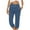 10 Blue, variant on Feimerou Cargo Capris for Women Plus Size Drawstring Elastic Waist Cotton Linen Pants Button Pockets Jooger Cropped Pants with Pockets