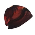 thumbnail image 3 of Naloa Sunset Blossoms Phoenix Perch Beanie for Men Women Knitted Unisex Winter Hat Beanies Cap Knit Cuffed Beanies Hats, 3 of 7