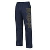 US Navy Sweatpants with Reflective Print USN Joggers, Navy Blue, Medium