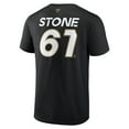 thumbnail image 3 of Men's Fanatics Mark Stone Black Vegas Golden Knights Authentic Pro Prime Name & Number T-Shirt, 3 of 3