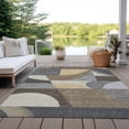 thumbnail image 6 of Addison Rugs Chantille Indoor/Outdoor Transitional Mid Century Brown Washable Rectangle Rug, 2'6" x 3'10", 6 of 6