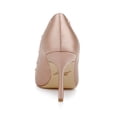 thumbnail image 7 of Jewel Badgley Mischka Eleni Satin Pointed Toe Scallop Pumps, 7 of 7