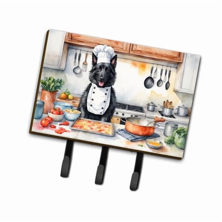 Belgian Sheepdog The Chef Leash or Key Holder 6 in x 9 in